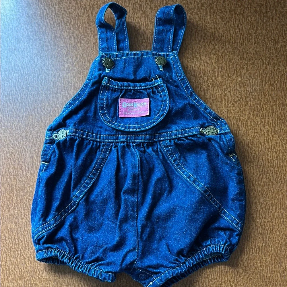 Vintage OshKosh B'gosh‎ Blue Denim Kids Overalls
